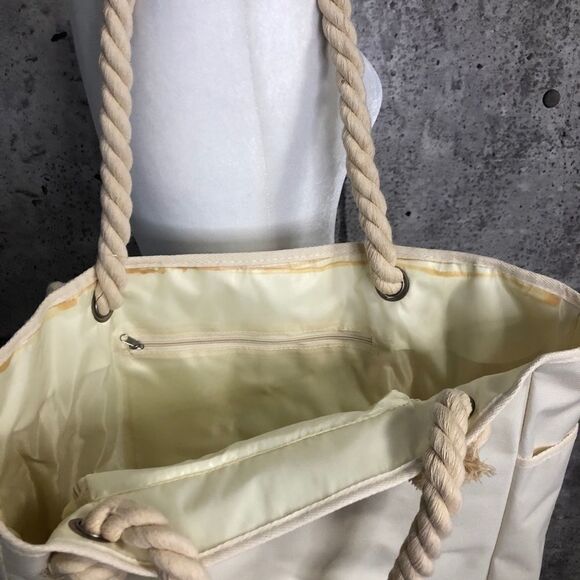 JOY Mangano Be A Mermaid Make Waves Canvas Tote - Picture 12 of 13